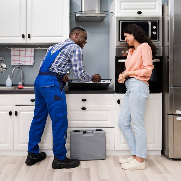 can you provide an estimate for cooktop repair before beginning any work in Herman